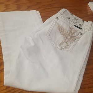 Miss Me White Jeans